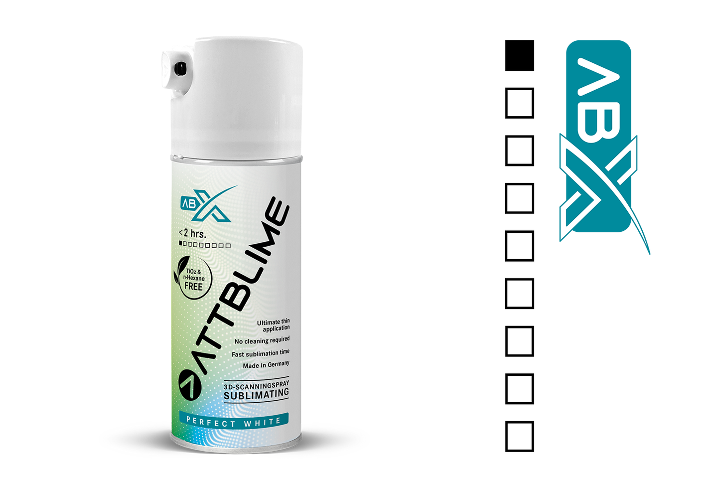 ATTBLIME ABX 500ML Vanishing/Disappearing 3D Scanning Spray