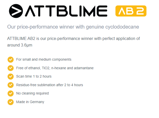 ATTBLIME AB2 Vanishing/Disappearing 3D Scanning Spray