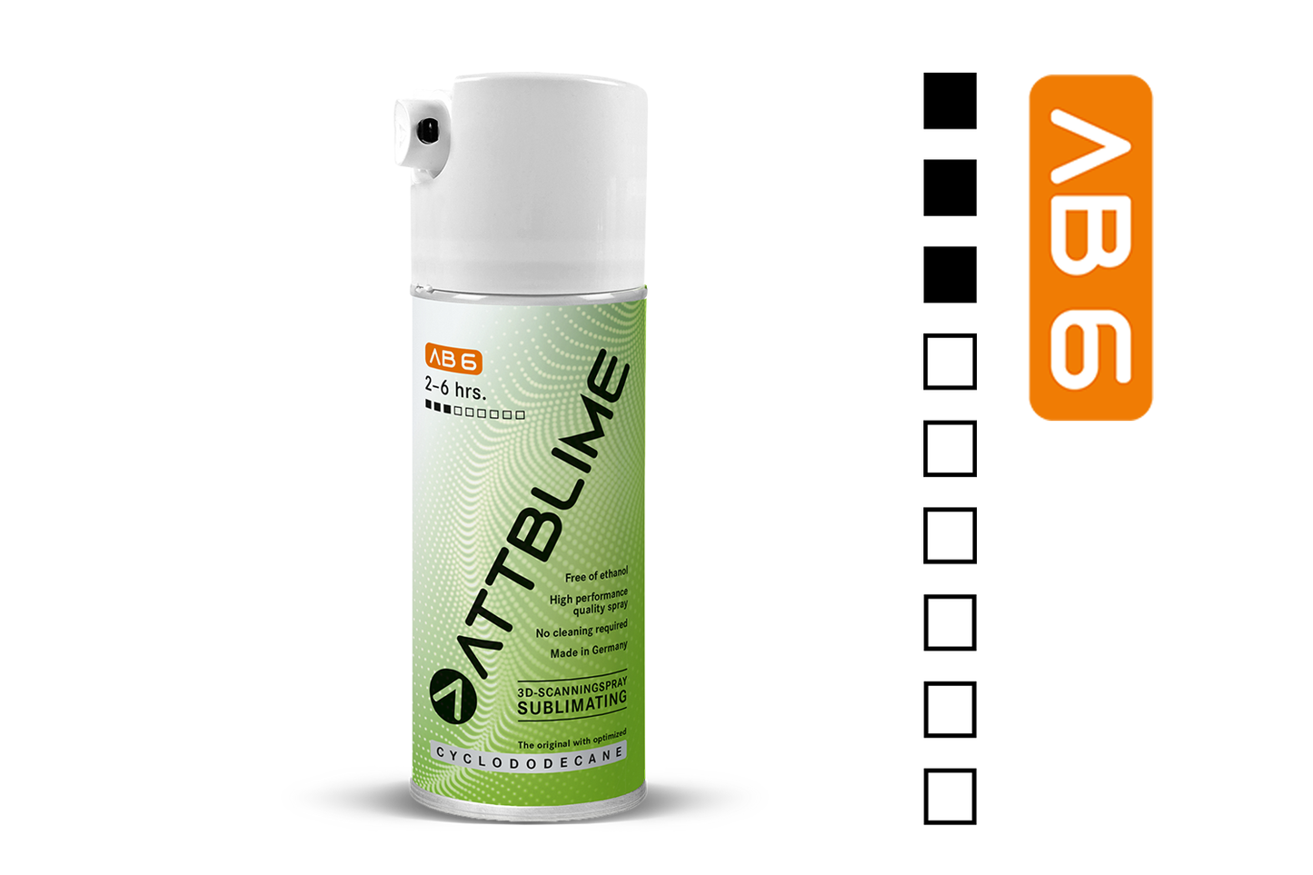 ATTBLIME AB6 500ML Vanishing/Disappearing 3D Scanning Spray